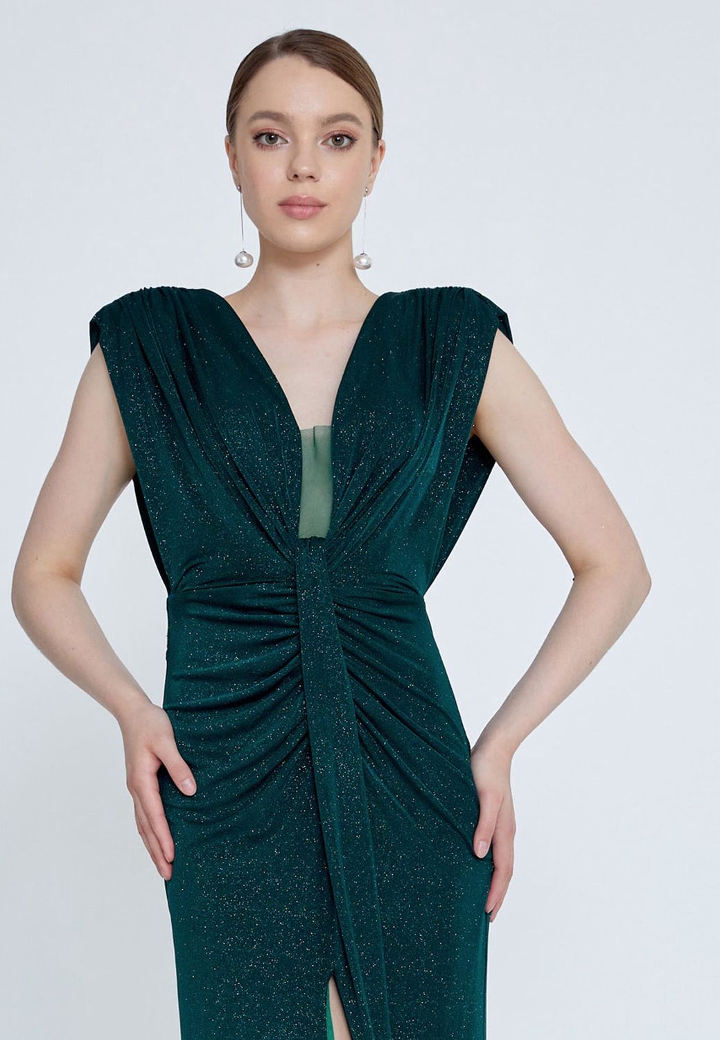 Vestido largo - Verde de diversas tallas