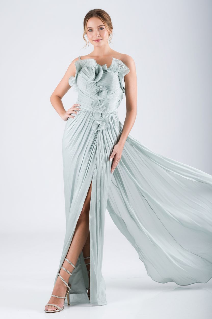 Vestido largo - Verde Menta de diversas tallas