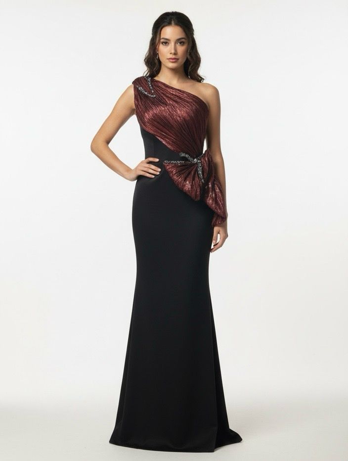 Vestido largo BLACK AND RED Talla:42