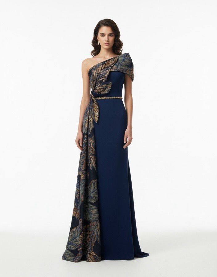 Vestido largo NAVY Talla:40