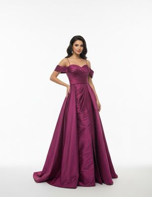 Vestido largo - Fucsia - talla 40