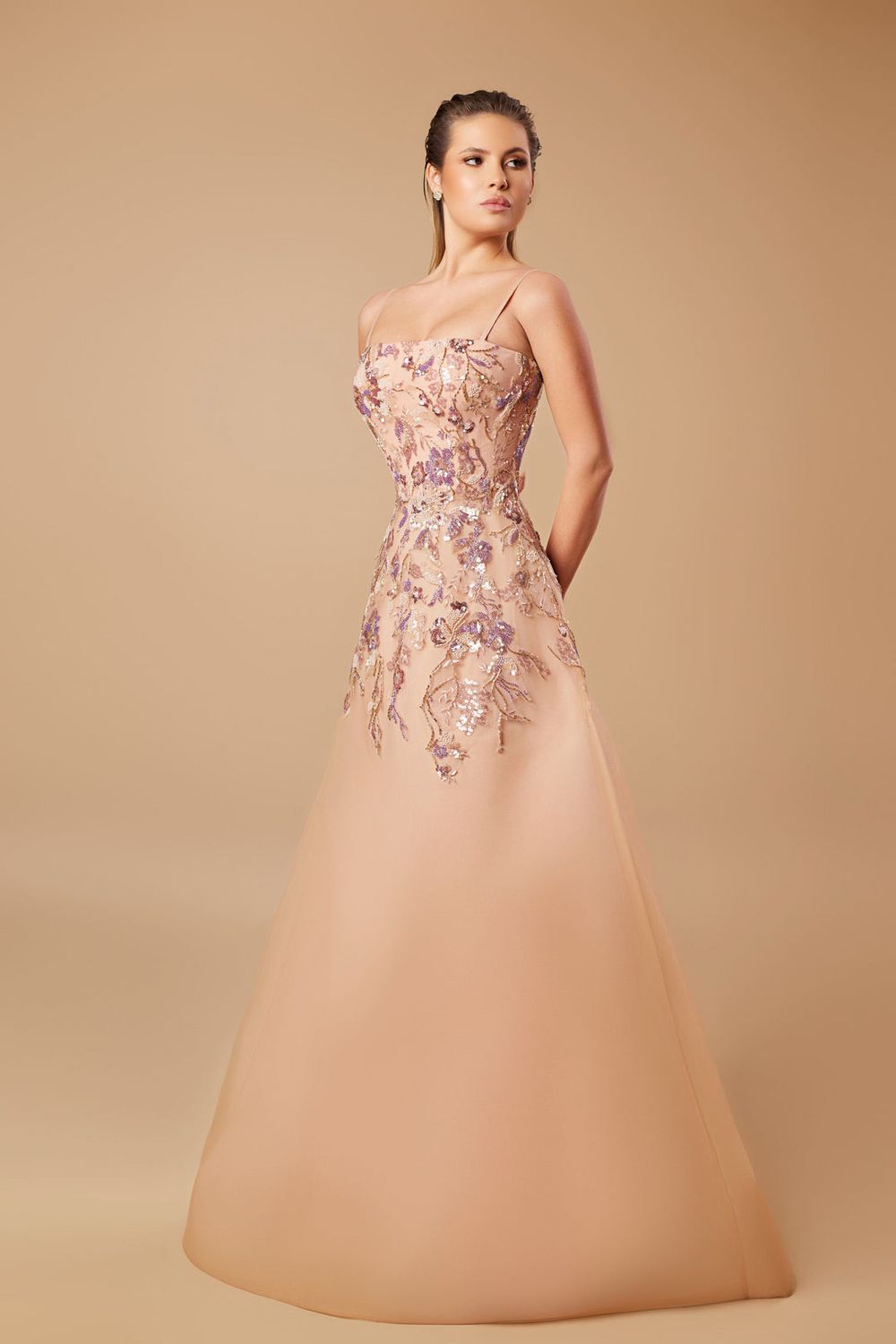 Vestido largo - Celeste - talla 42 Vestido largo - Celeste - talla 42