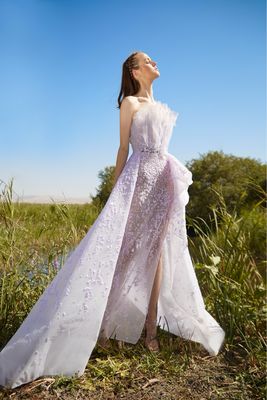 VESTIDO LARGO 	COLOR	LILA	(LILAC)	DE	TALLA:	42	EU	/	10	US