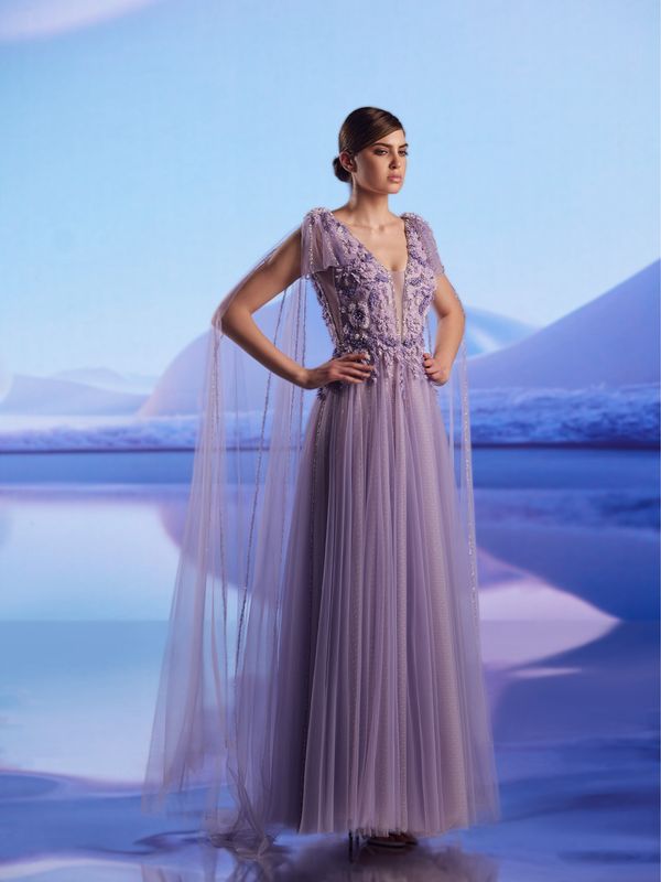 Lilac tulle elegance