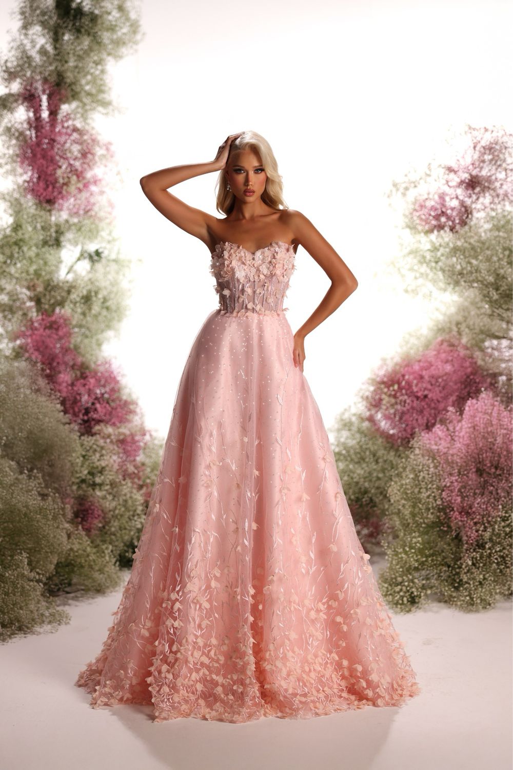 Vestido corte a light blue talla 12