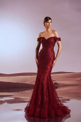 Vestido largo rojo talla 42/10