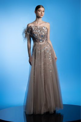 SEQUINED GOWN