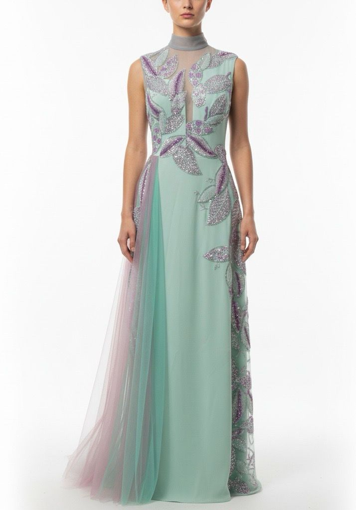 Vestido largo MINT talla: 44