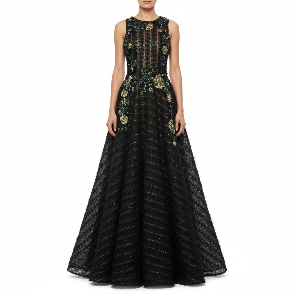 Vestido largo BLACK GREEN talla: 42