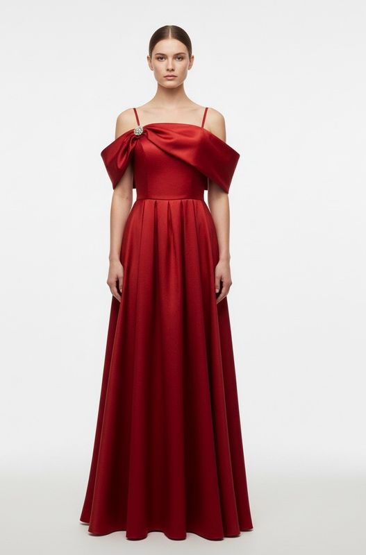 Vestido largo rojo talla 42/10