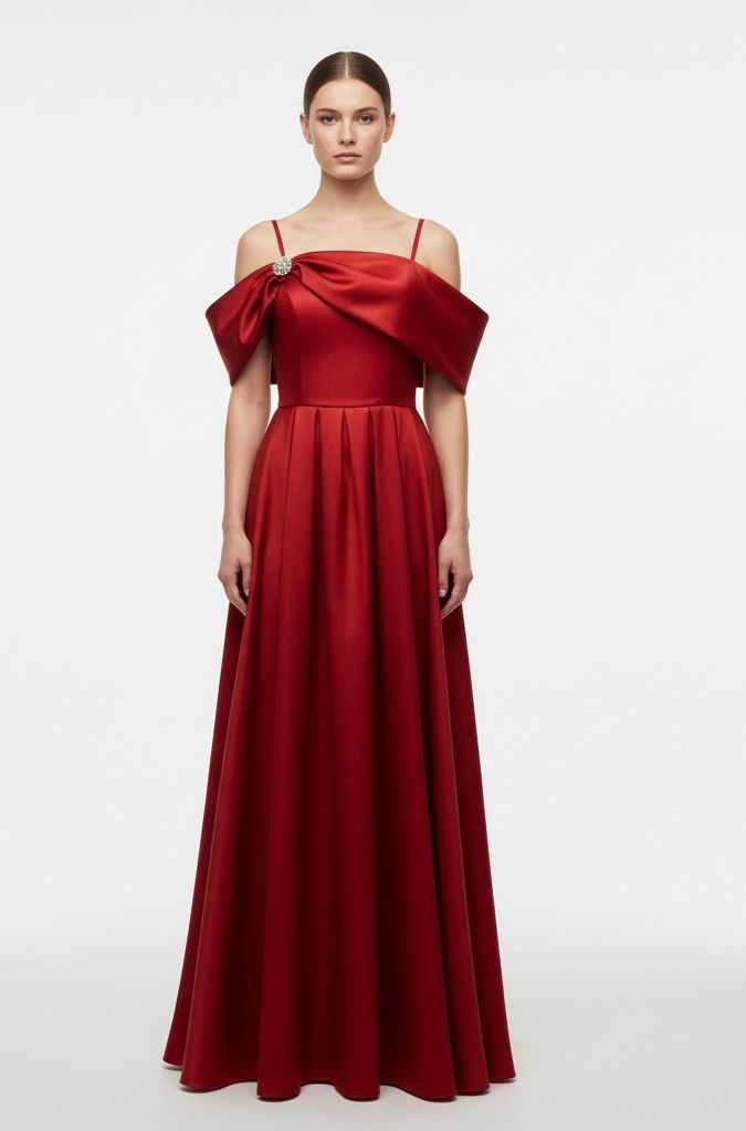 Vestido largo rojo talla 42/10