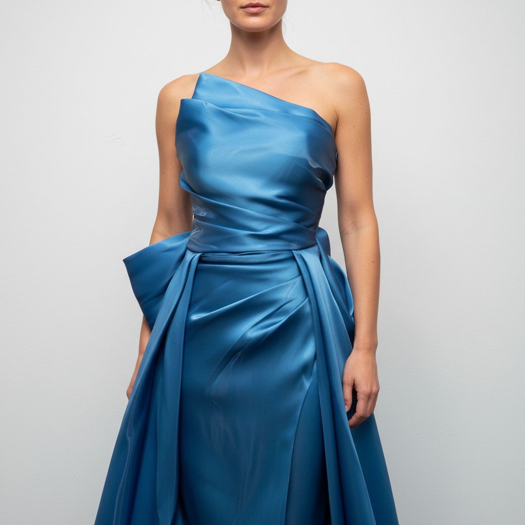 Vestido corte a sky blue de talla 42 Vestido corte a sky blue de talla 42