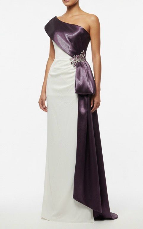 Vestido blanco sirena talla de diversas tallas