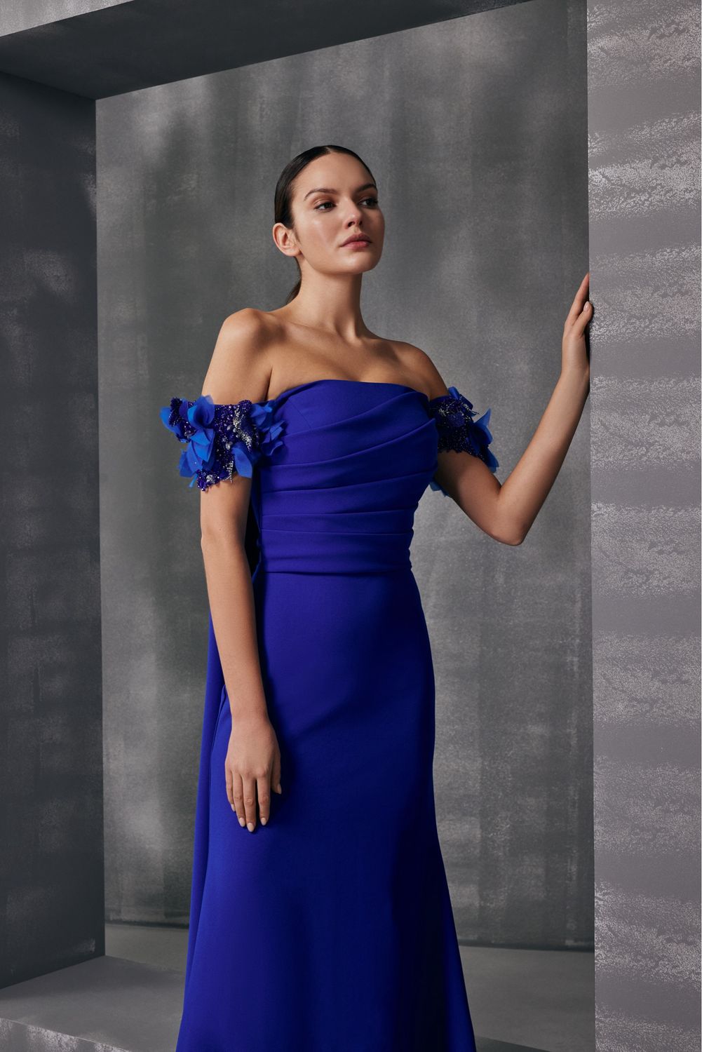 Vestido sirena azul Royal talla 40/42/44