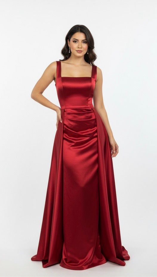 Vestido largo - Rojo de diversas tallas