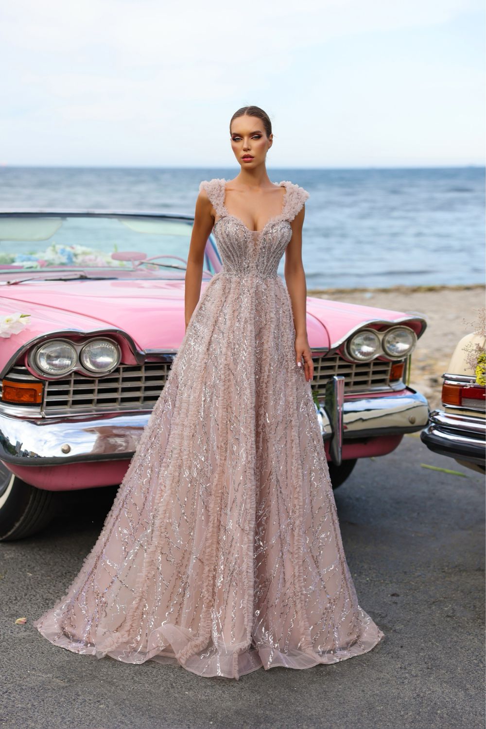 Vestido-Largo-Pink-Talla/16 CW50300-16