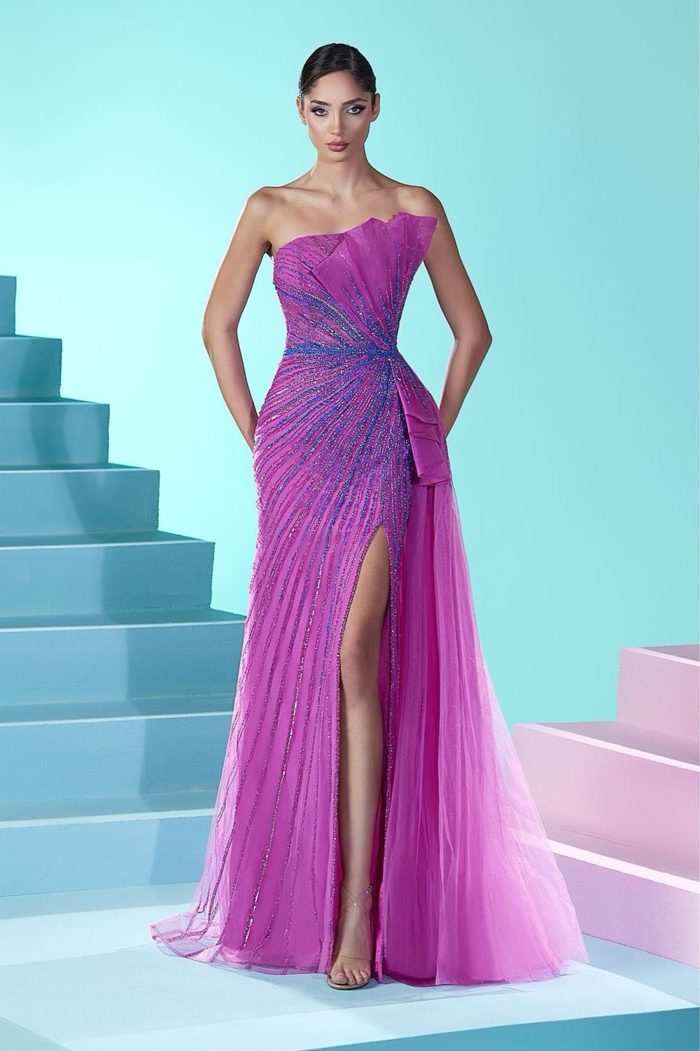 Vestido sirena talla 16/48