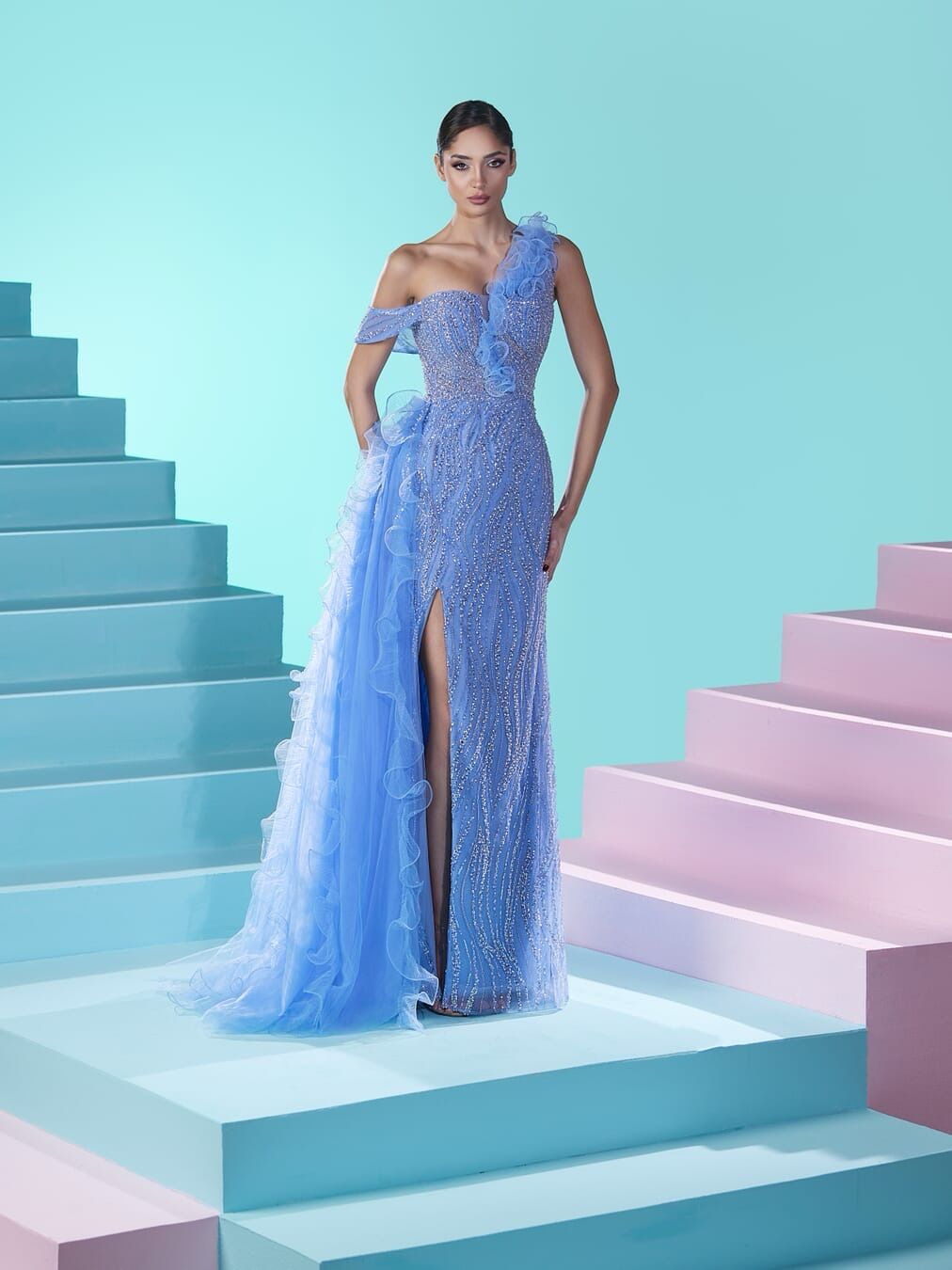 Vestido largo talla 46/14