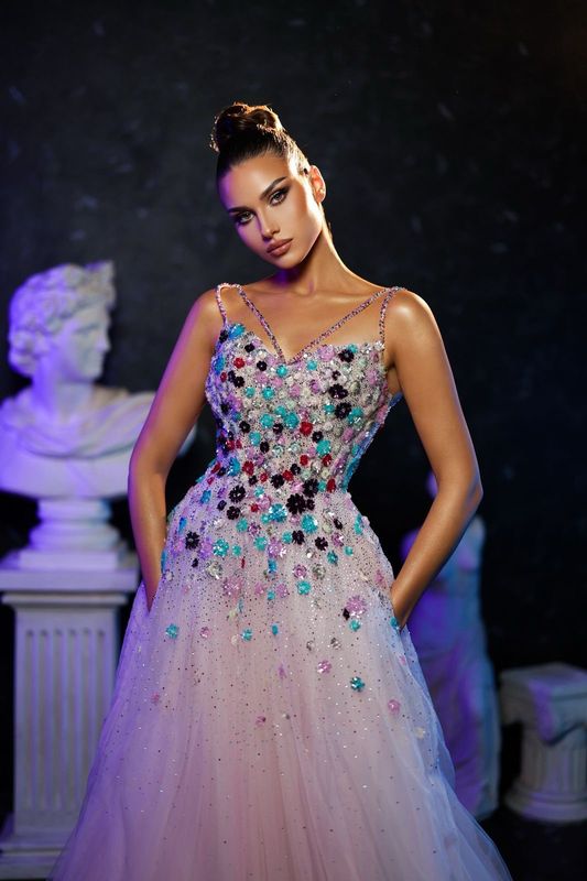 Vestido-Largo-skyblue-Talla/12