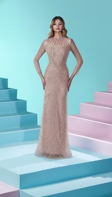 Vestido-Largo-Peach-talla/20 CW10409-20