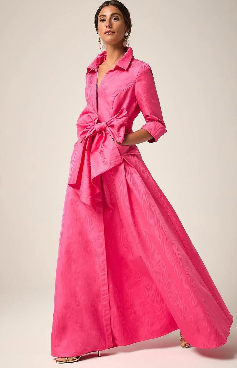 Vestido Largo Color Pink Talla 42/10