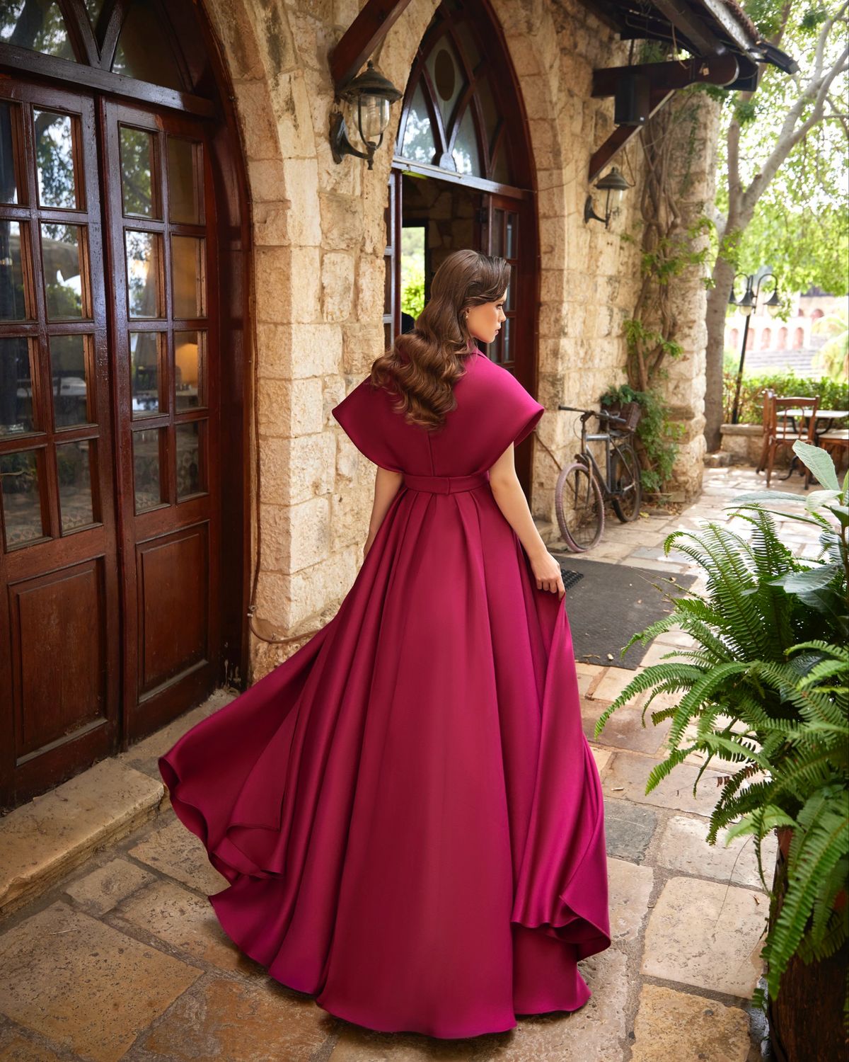 Burgundy Gown Burgundy Gown