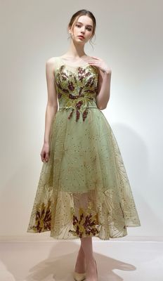 Talla 40 - Gold / Details Red Wine