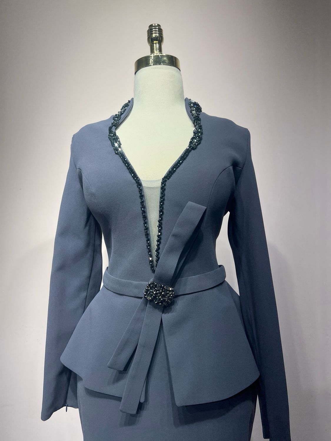 Vestido Largo Color Gray Talla 44 Vestido Largo Color Gray Talla 44