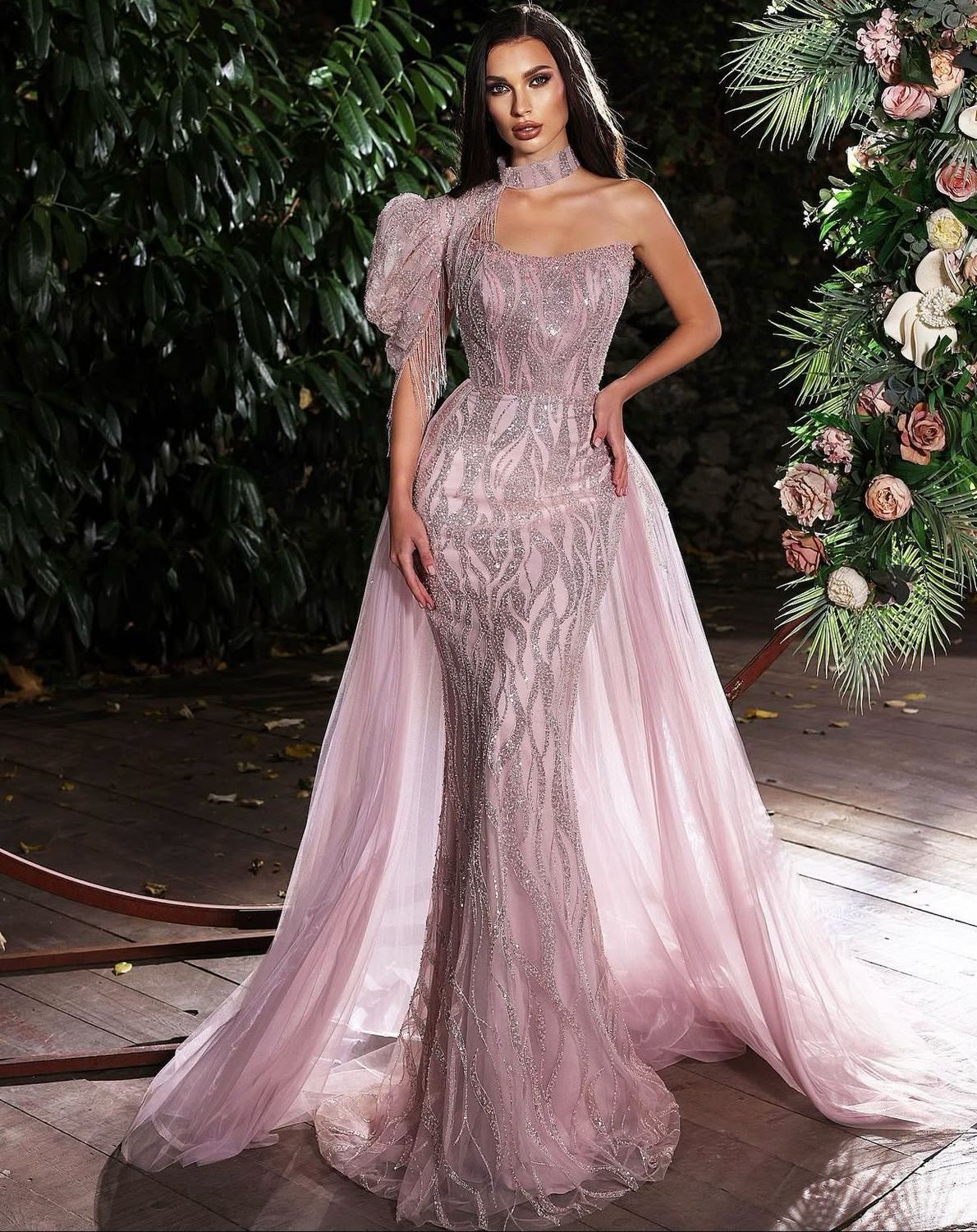 Vestido largo - Verde menta - talla 10