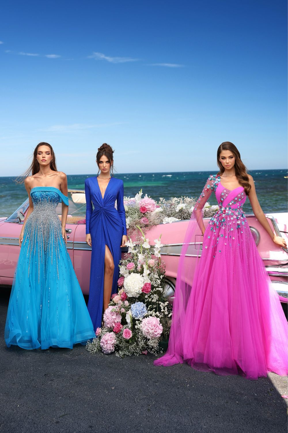 VESTIDO LARGO COLOR FUCSIA TALLA 10/S