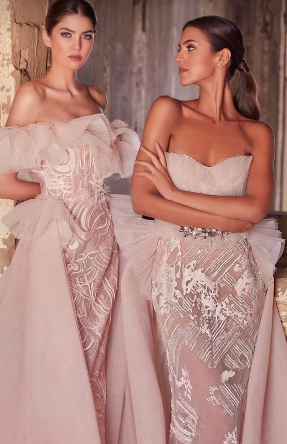 VESTIDO LARGO COLOR ROSADO TALLA 40