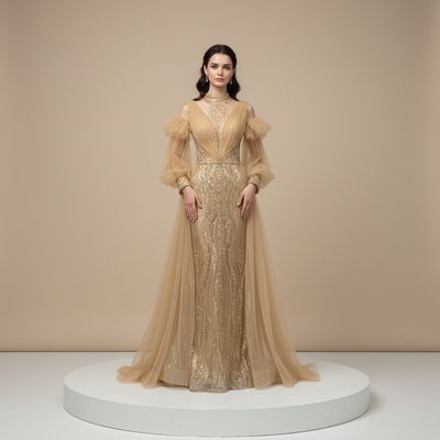 Vestido largo Gold talla 38