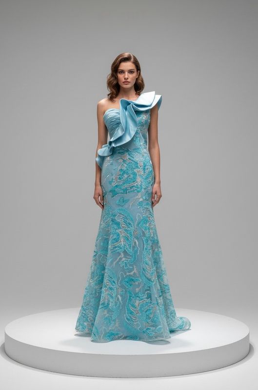 Vestido-Largo-MINT-Talla/44  WC6709-44