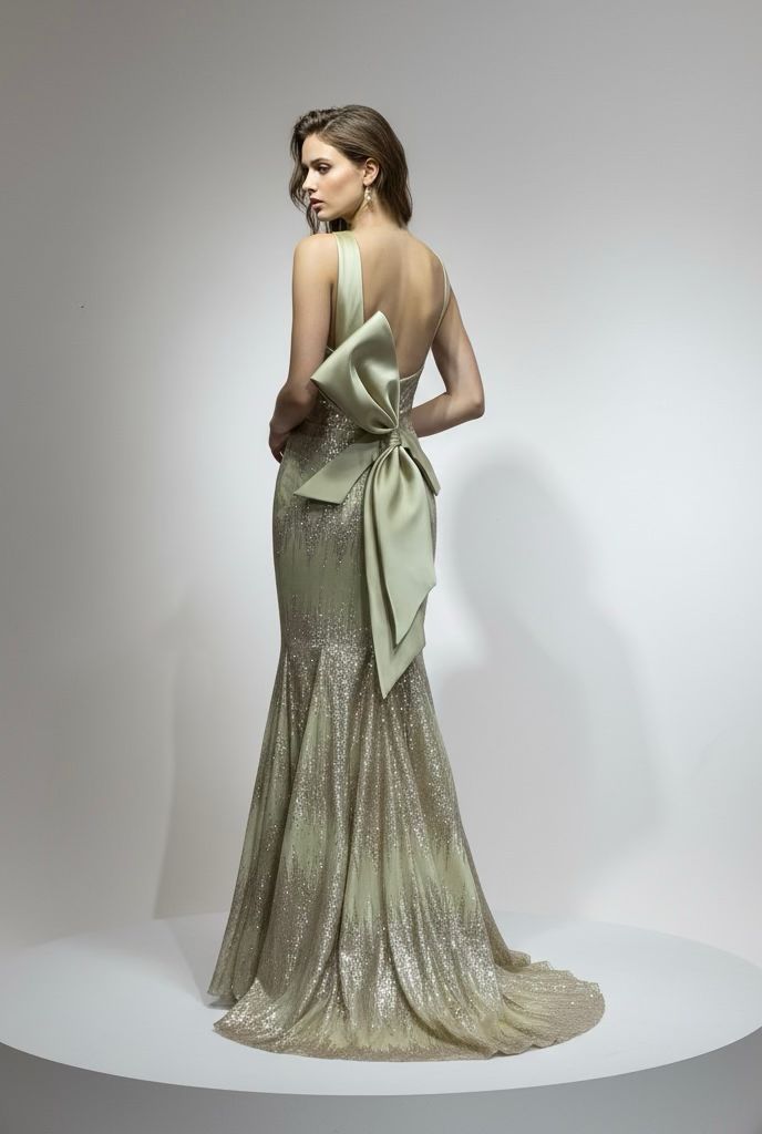 Vestido largo dorado talla 44/12