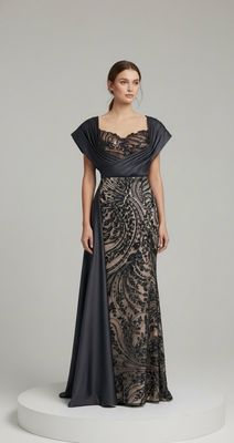 Vestido largo negro talla 44/12