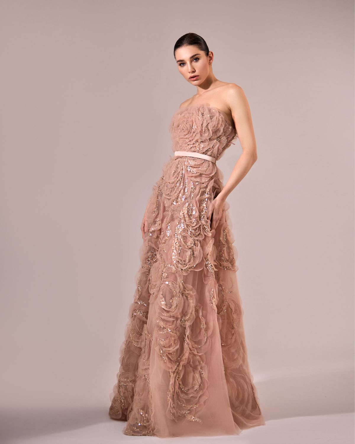 Vestido largo LIGHT PINK Talla: 44 Vestido largo LIGHT PINK Talla: 44