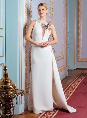 VESTIDO LARGO COLOR BLANCO WHITE DE TALLA: 44 EU / 12 US VESTIDO LARGO COLOR BLANCO WHITE DE TALLA: 44 EU / 12 US