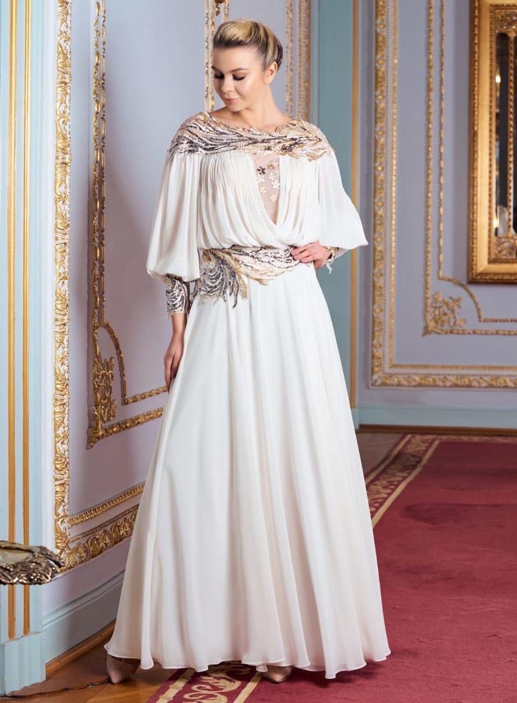 Vestido largo - Negro - talla 40