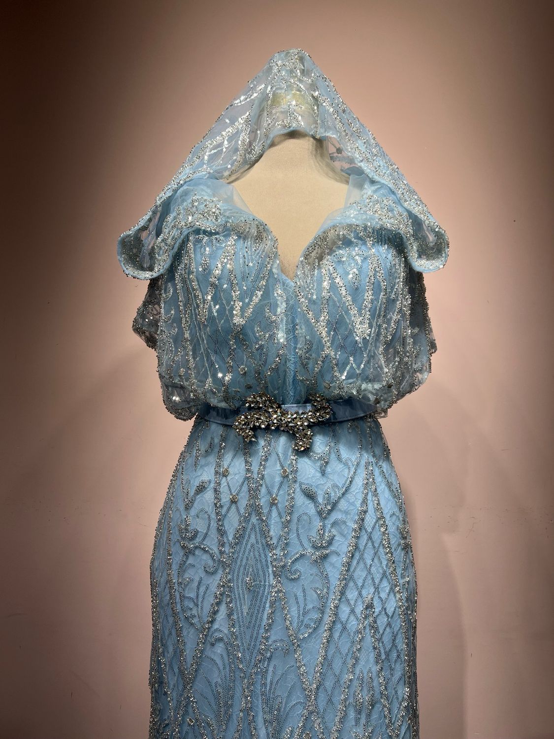 Vestido largo CELESTE Talla:46 Vestido largo CELESTE Talla:46