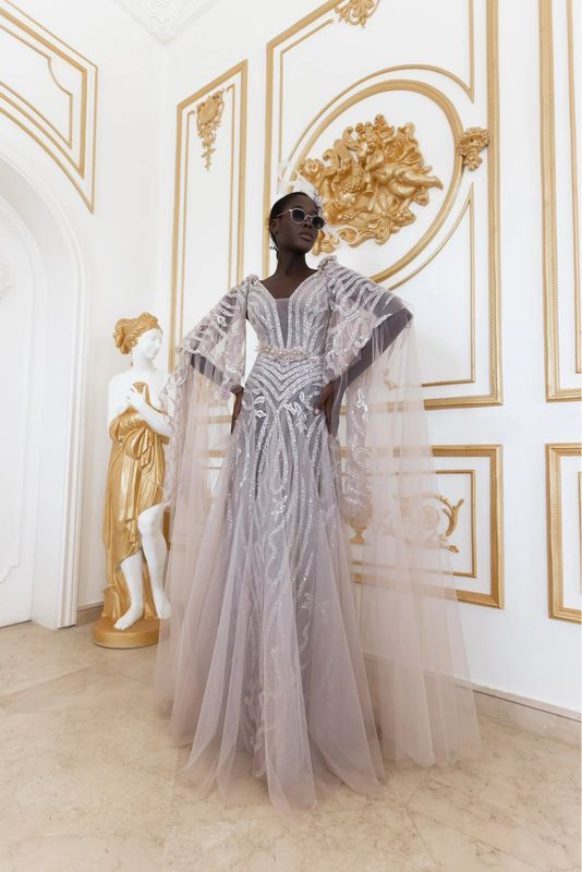 Vestido verde menta talla 48/16