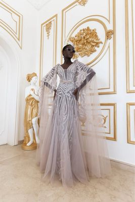 Vestido verde menta talla 48/16