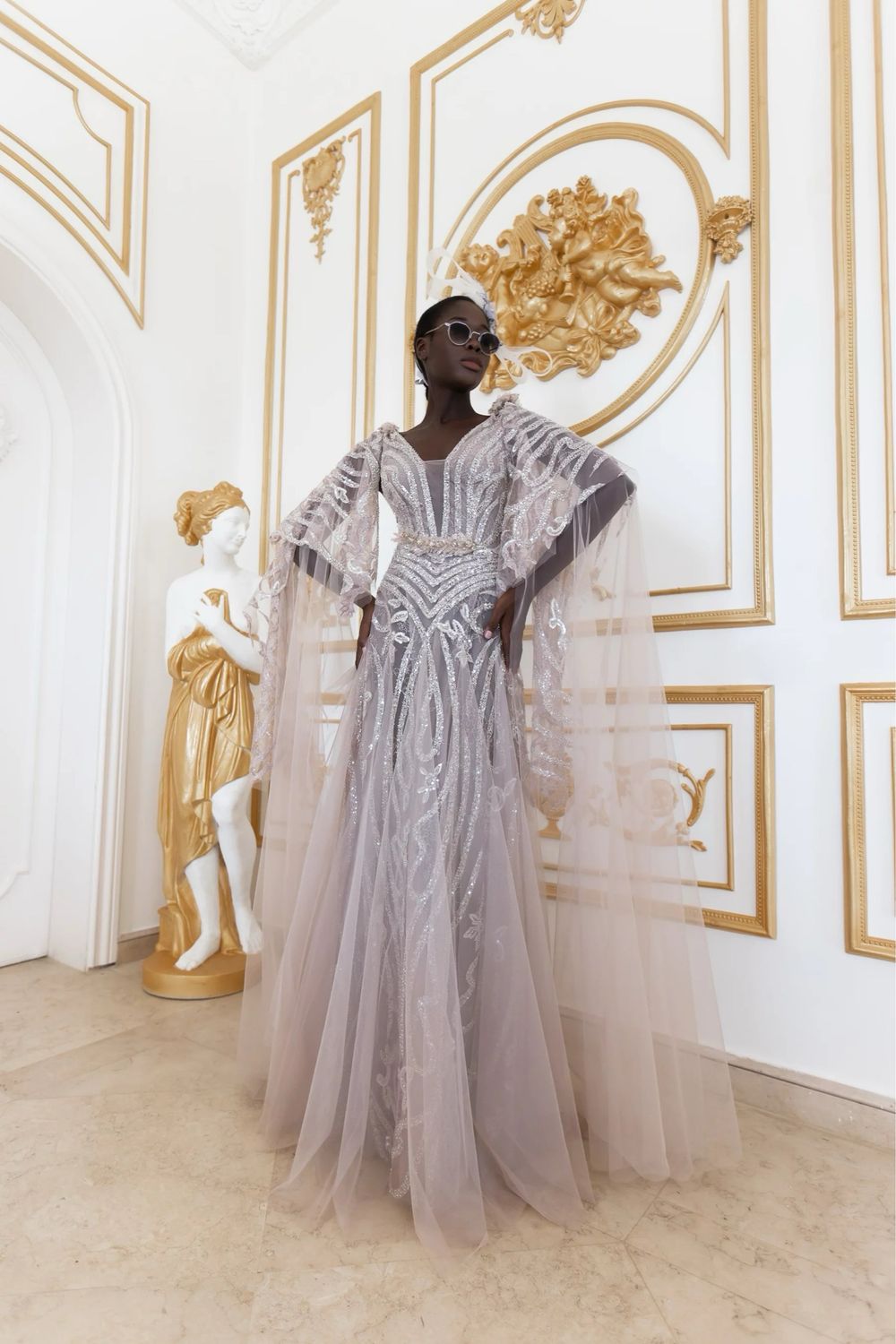 Vestido verde menta talla 48/16