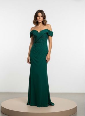 Vestido largo - Verde - talla 42