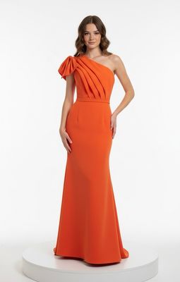 Vestido Largo color Naranja Talla 12/44 Vestido Largo color Naranja Talla 12/44