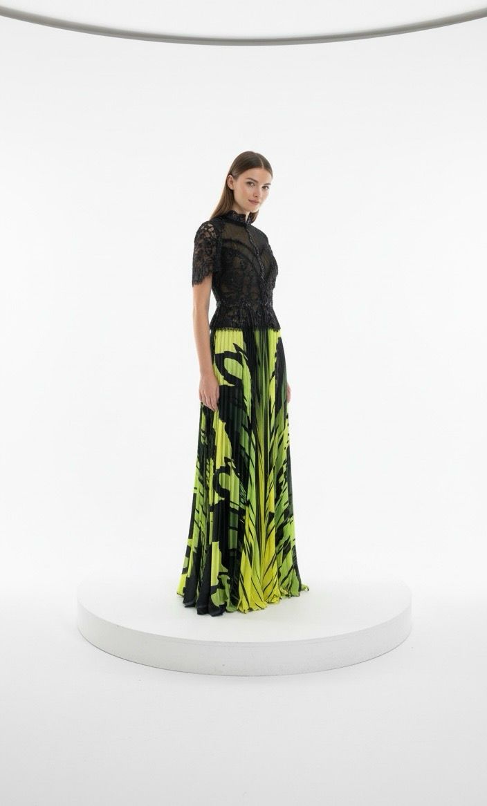 Vestido Largo, Negro ,Talla 44 Vestido Largo, Negro ,Talla 44