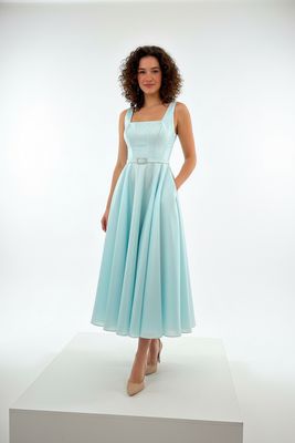 Vestido corto - Celeste - diversas tallas Vestido corto - Celeste - diversas tallas