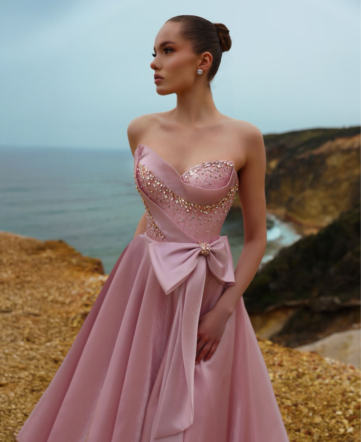 Vestido Largo Color Pink Talla 10 Vestido Largo Color Pink Talla 10