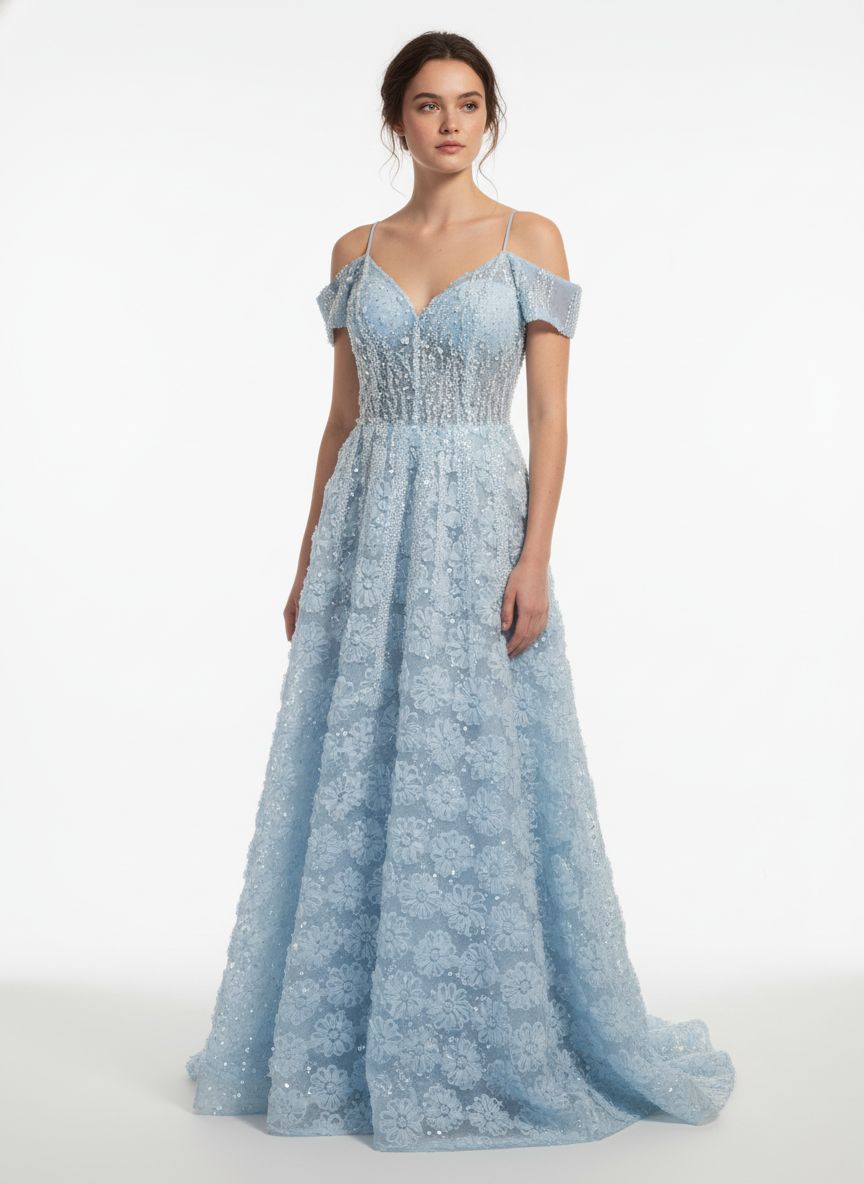 Off shoulder floral dress