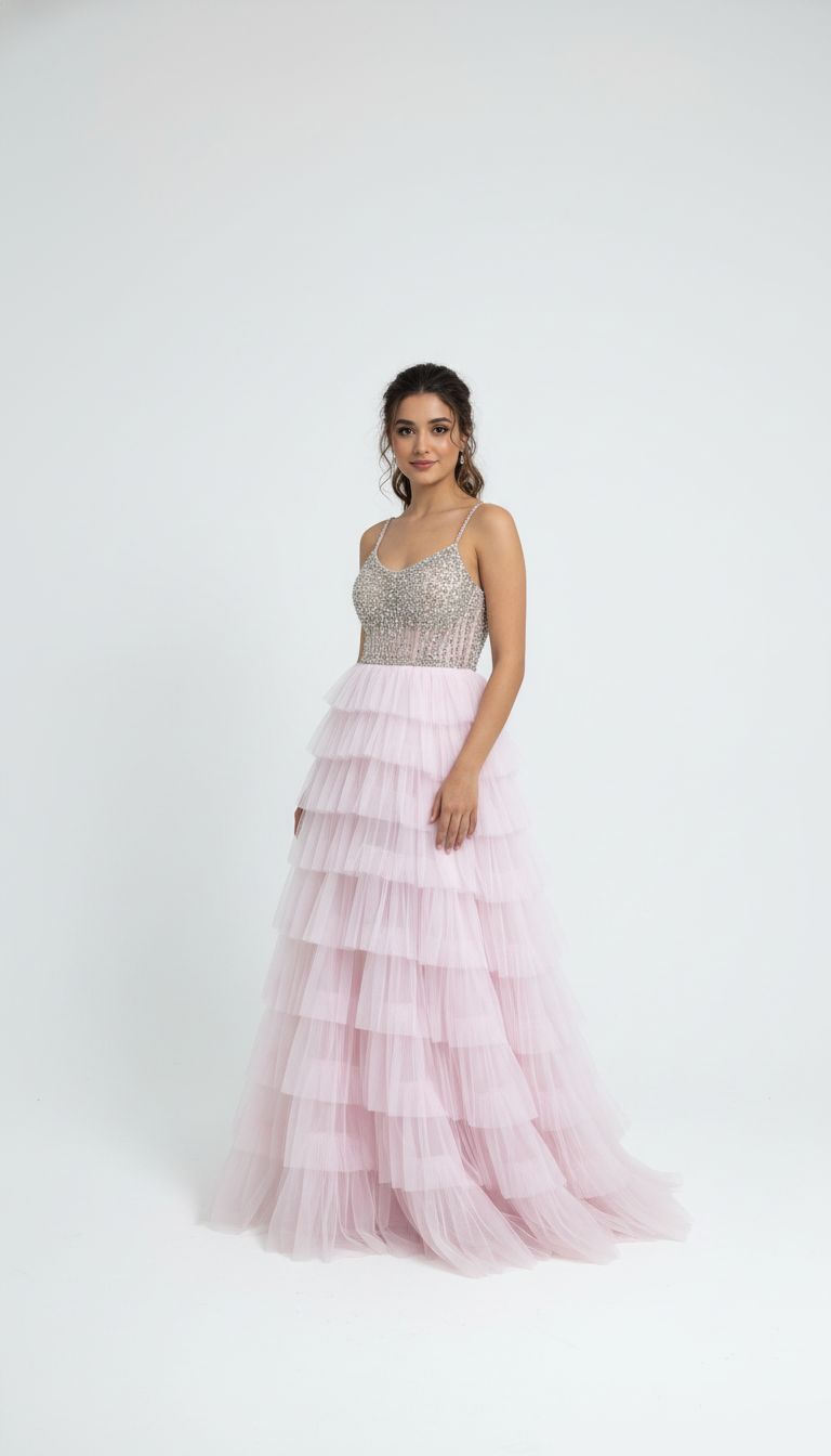 Vestido largo PINK Talla:10 Vestido largo PINK Talla:10