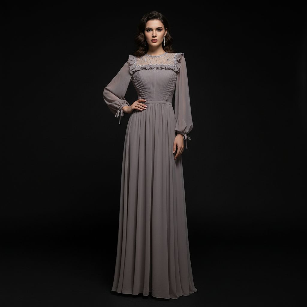 Vestido rosado corte recto